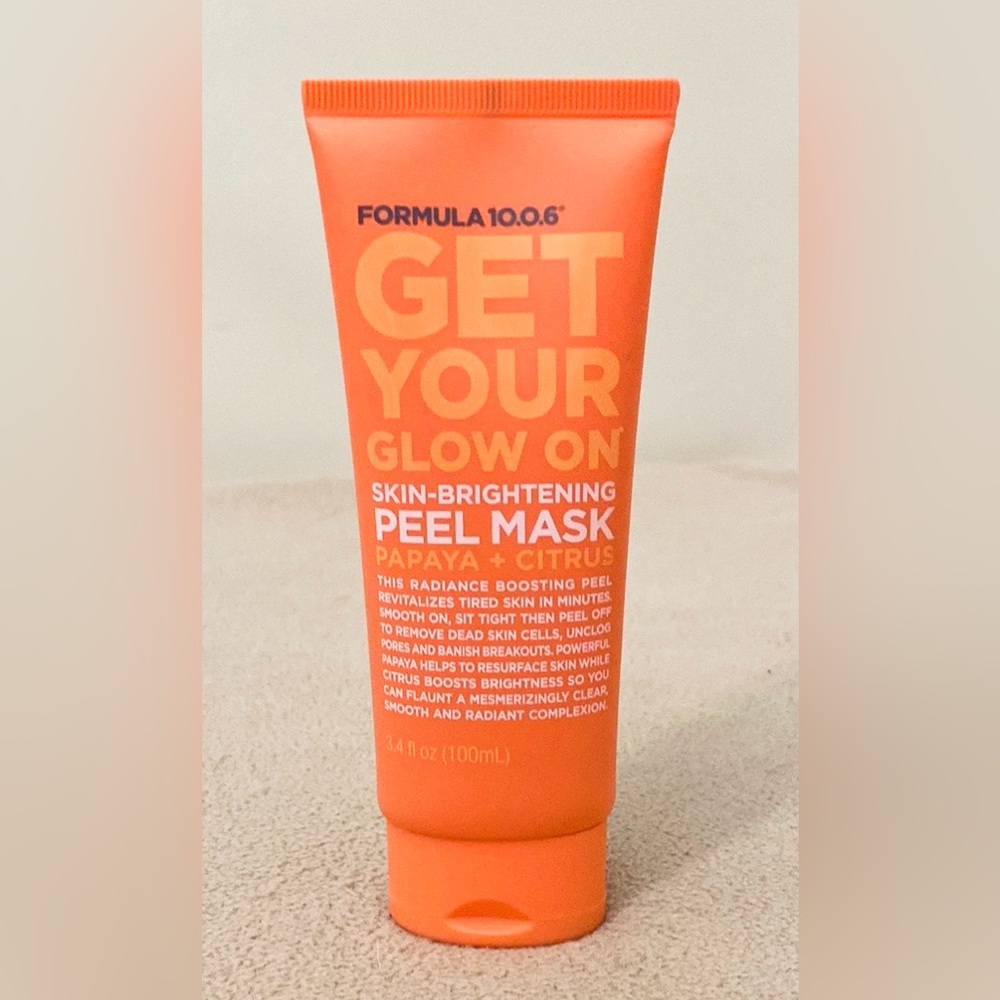 FORMULA 10.0.6 Skin Brightening Peel Mask Papaya + Citrus 3.4 Fl Oz Sealed